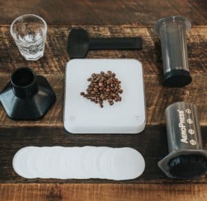 Everything you need to make Aeropress coffee