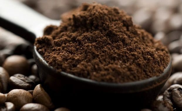 Ground coffee