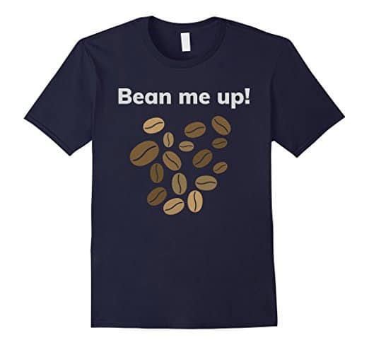 Bean Me Up in Blue Bean Me Up Shirt in Blue