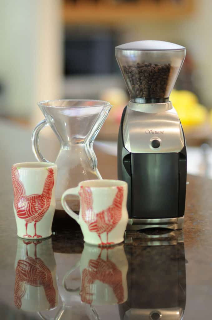 Baratza Virtuoso with Chemex
