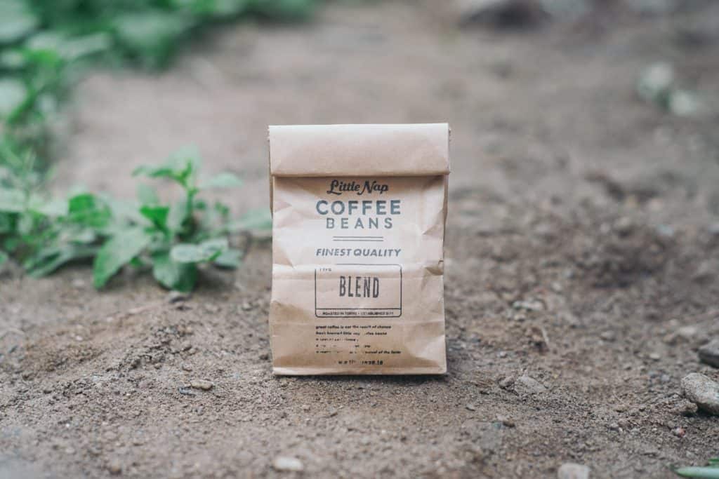 A Bag of Freshly Roasted Coffee