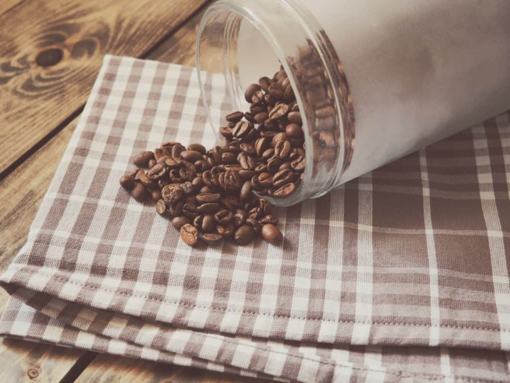 Jar of Coffee Beans
