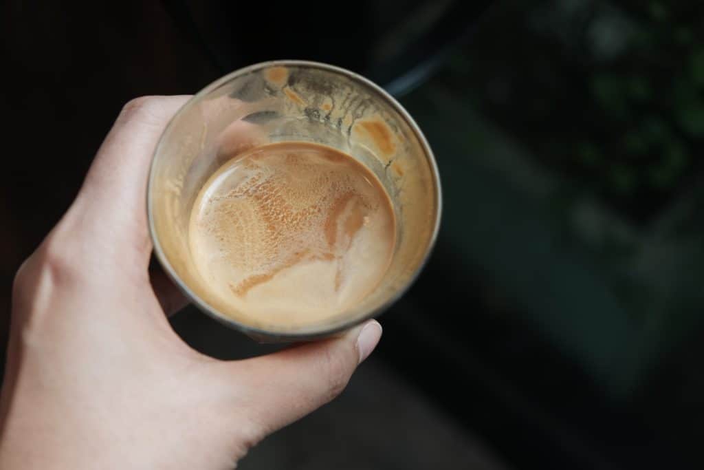 Enjoying A Flat White
