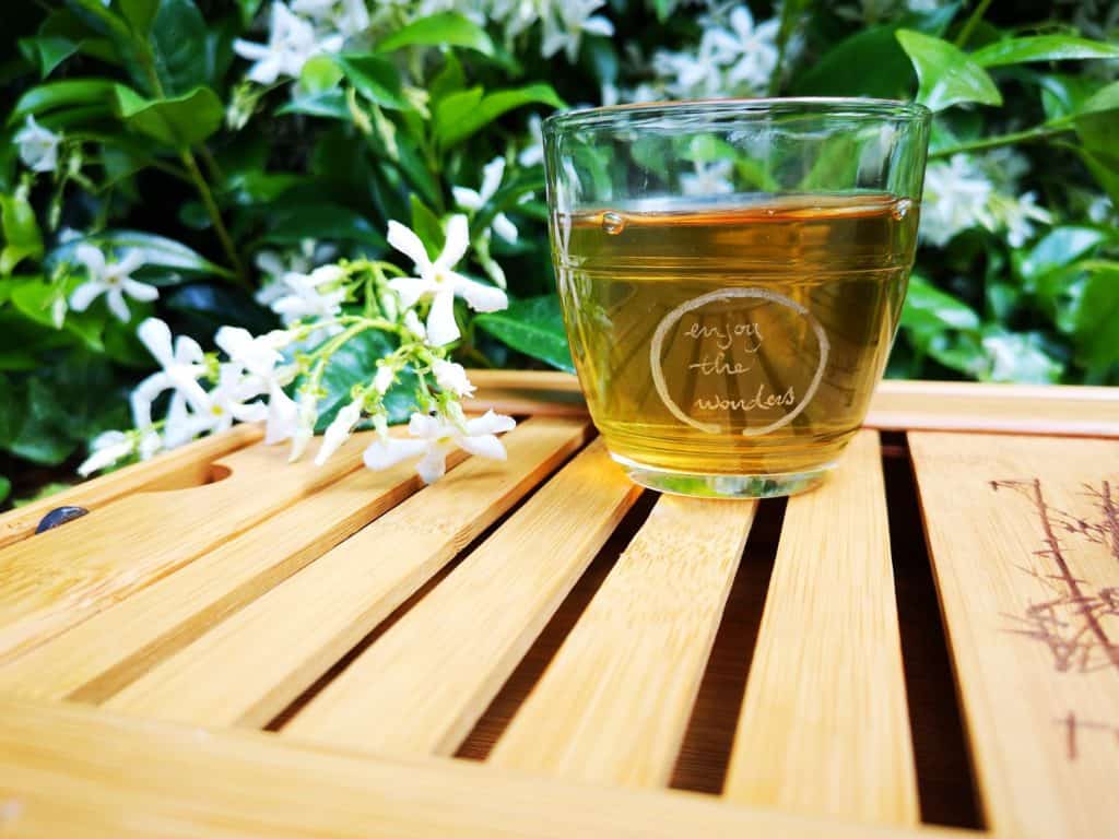 A Glass of Green Tea