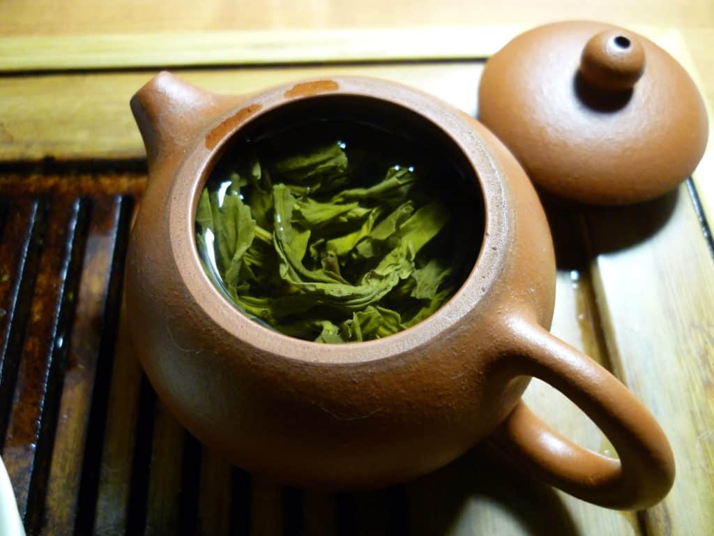 Green Tea Steeping